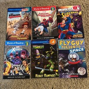 Set of Children's Level 2-4 reading Books